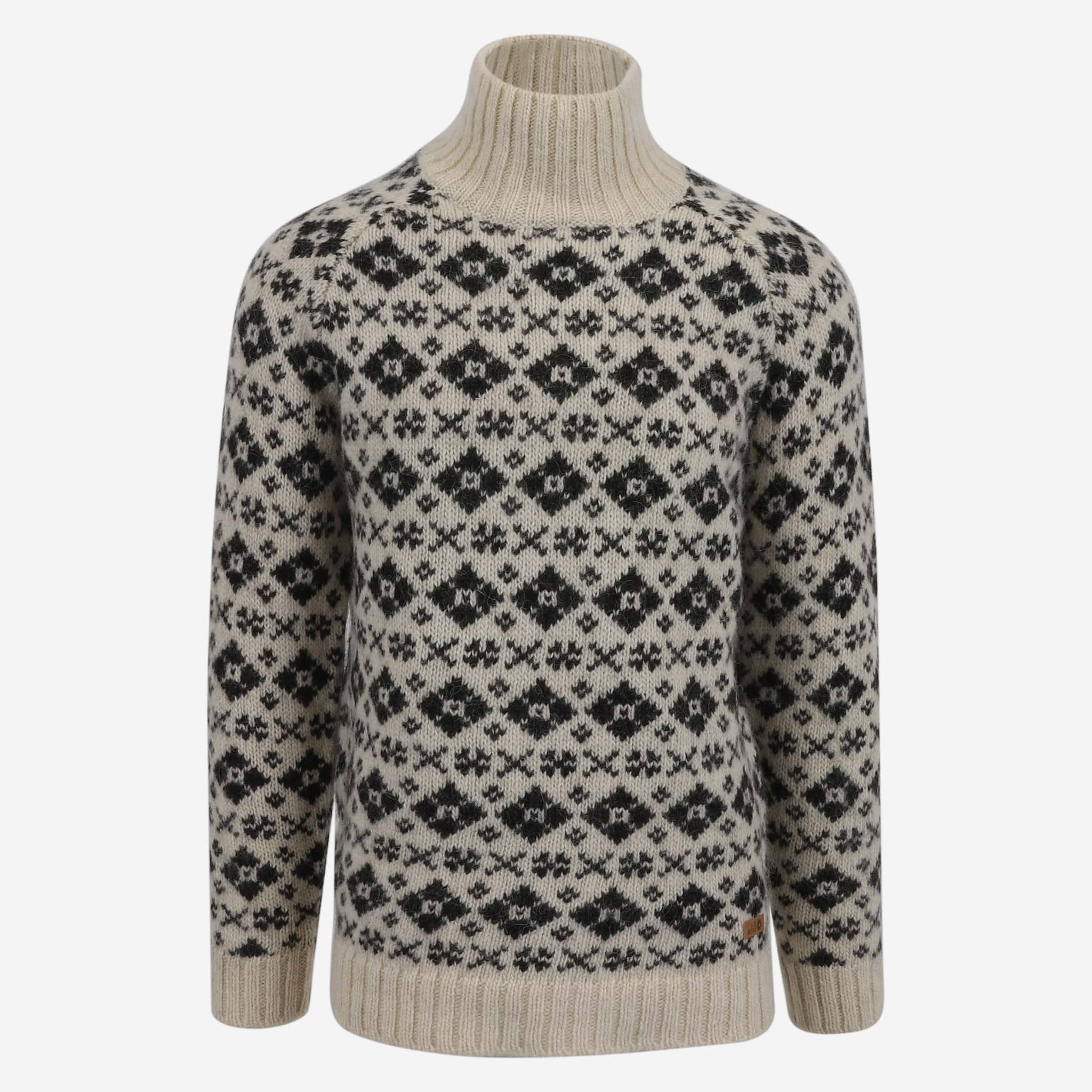 Gestur Turtleneck Wool Nordic Sweater